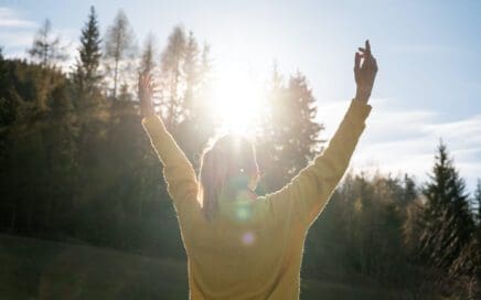 woman enjoying financial independence